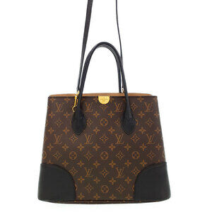 Louis Vuitton Monogram Leather Brown Flandrin Leather Shoulder Bag Brown